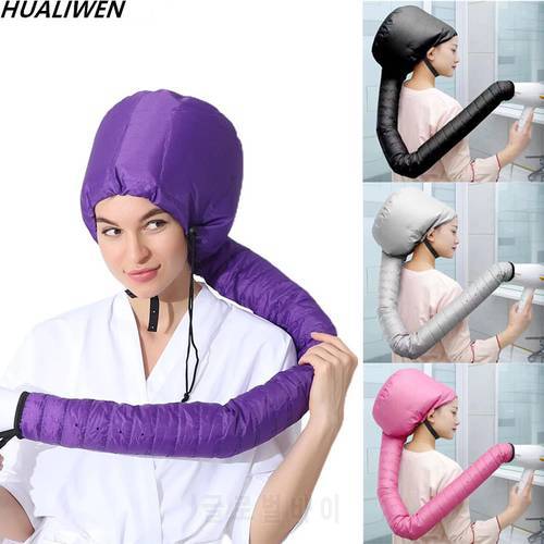 Portable Soft Hair Drying Cap Adjustable Womens Hair Blow Quick Dryer Cap Home Hairdressing Salon Supply Accessories