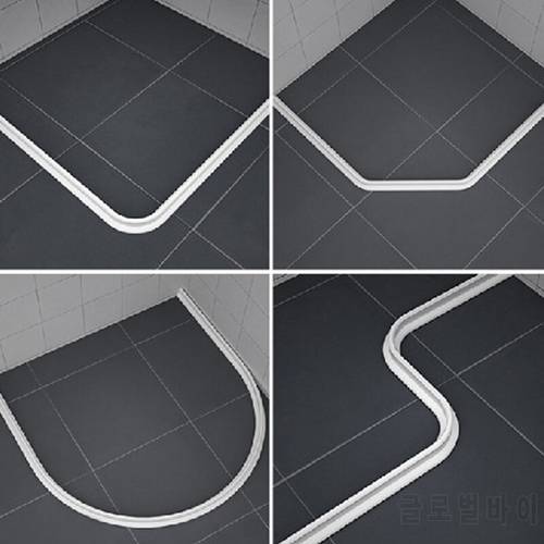 1PC Gray Water Retaining Strip Collapsible Shower Threshold Water Dam Shower Barrier and Retention System Bathroom And Kitchen