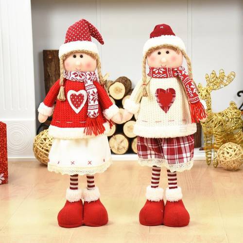 Santa Snowman Elf Christmas Ornaments Doll 2023 Christmas Party Decoration for Home New Year Gift ChristmasTree Decoration