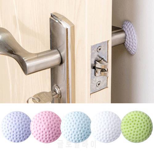 Soft Rubber Pad To Protect The Wall Self Adhesive Thickening Mute Door Stopper Golf Modelling Stickers Bumpers For Door Handle