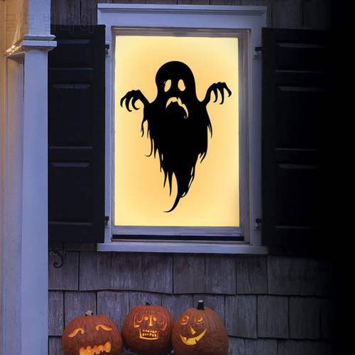 Halloween Party Decor Sticker Wallpaper Wall Sticker For Home Decor Prints Home Decoration Pictures Decoration Window Stickers