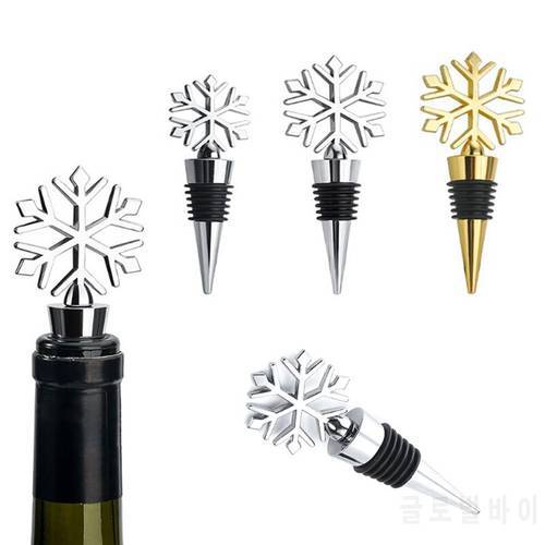 Snow Wine Bottle Stoppers Wine Storage Twist Cap Sealing Plugs Wine Gifts Bar Tools Kitchen Tools Gadgets for Christmas Party