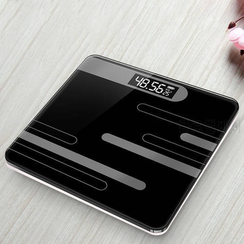 Body Fat Scale Smart BMI Scale Digital Bathroom Weight Scale Body Composition Analyzer With Smartphone App Sync With Bluetooth