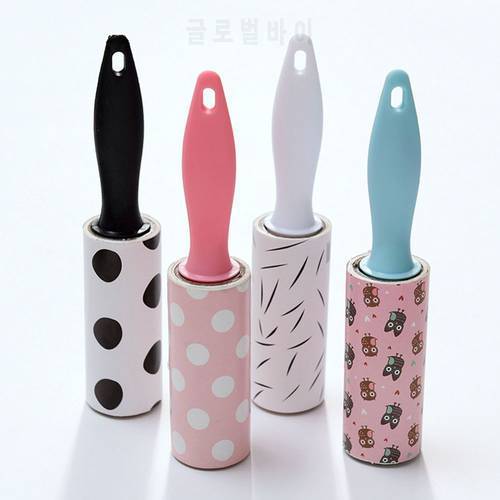 Mini Portable Lint Remover Clothes Dust Fluff Pet Hair Sticky Brush Roll Clothes Coat Sticky Lint Roller Practical Home Supplies