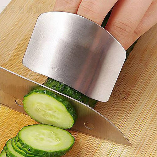 Stainless Steel Finger Guard Hand Protector Knife Anti-Cutting Finger Protection Tool Vegetable Cutting Gadgets For Kitchen