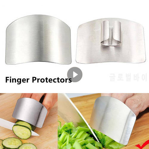 Vegetable Cutter Finger Guard Protector Gadgets Safety Easy Cutting Cooking Kitchen Cooking Stainless Tool Gadgets Accessories