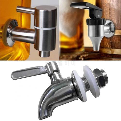 DropshippingStainless Steel Beverage Drink Water Dispenser Wine Barrel Faucet Juice Tap for Home