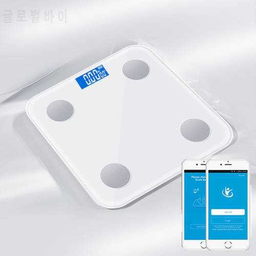 Smart Digital Scale Body Weight Bathroom Bluetooth Scale Floor Electronic Scale With App Pole Piece 18 Data Balance Body Healthy