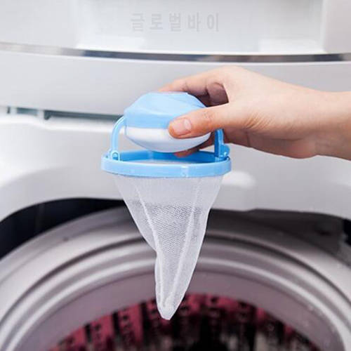 Reusable Hair Lint Catcher Removal Net Bag Washing Machine Float Filter Collector Washing Protector Cleaning Laundry Ball