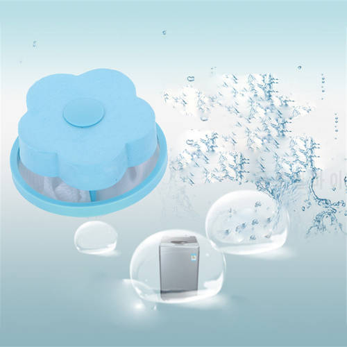 Laundry Ball Floating Pet Fur Lint Hair Catcher Clothes Cleaning Ball Laundry Hair Removal Cleaning Mesh Bag For Washing Machine