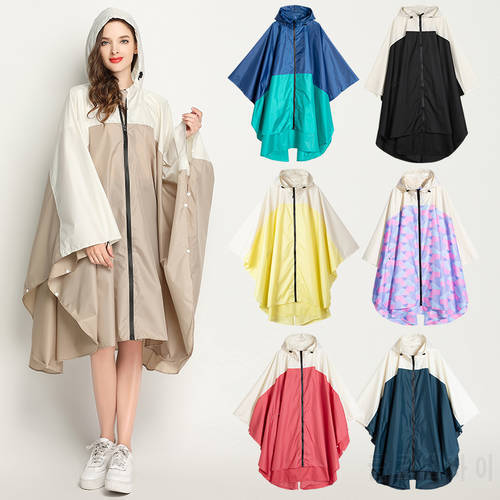 New Big Size Women Breathable Raincoat Lightweight Rain Coat Poncho Ladies Waterproof Cloak Raincoats Adults Windproof Rainwear