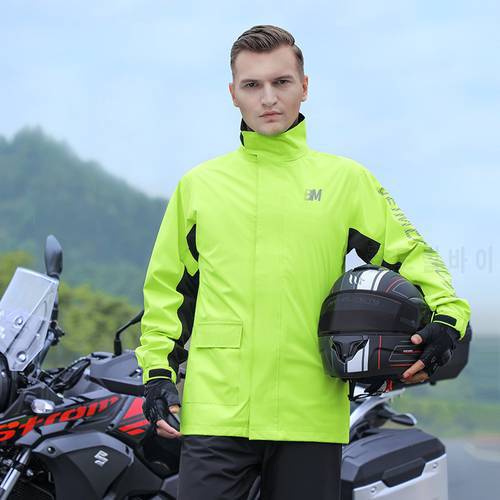 Adult Waterproof Motorcycle Raincoat Poncho Split Rain Jacket Pants Suit Biker Tourist Raincoat Outdoor Hiking Camp Rain Gear