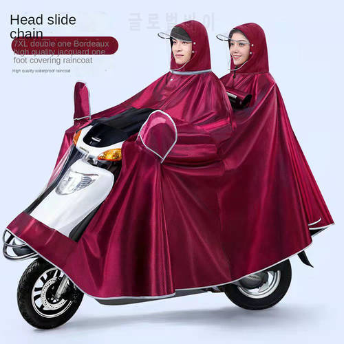 2022 New Riding Raincoat Electric Car Motorcycle Poncho Single Double Electric Car Raincoat Bicycle Rainstorm