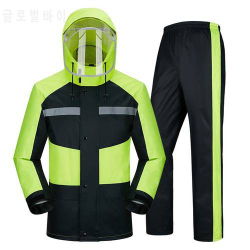 Men&39s Women&39s Raincoat Suit Adult Waterproof Poncho Motorcycle Raincoat Biker Tourist Raincoat Outdoor Cycling Hiking Rain Gear