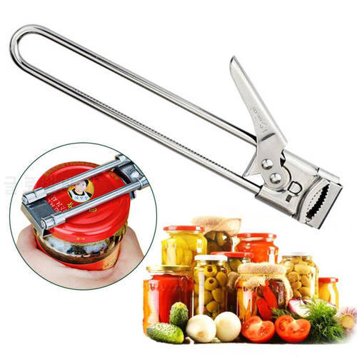 Can Opener Creative Adjustable Stainless Steel Kitchen Tools Manual Jar Bottle Opener Multifunction Accessories Home Gadgets
