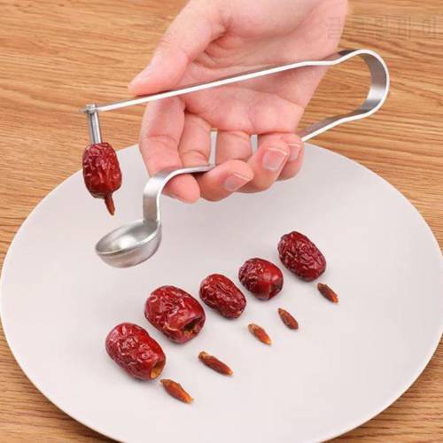 Cherry Core Remover Stainless Steel Multifunctional Jujube Pitting Device Enucleator Household Kitchen Gadget Tools