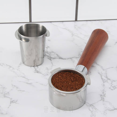 51mm/58mm Coffee Dosing Cup Sniffing Mug for Espresso Machine Wear Resistant Stainless Steel Coffee Dosing Cup Direct Sales