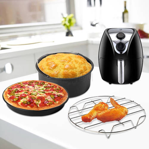 Reusable Air Fryer Accessories Stainless Steel Cooking Steaming Racks for Steaming Vegetables and Rice Racks for Kitchen Tools