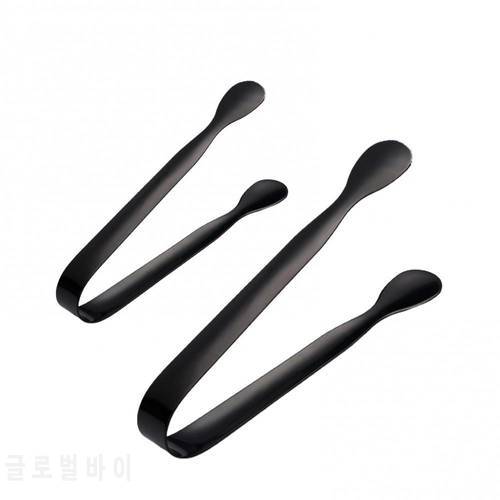 2Pcs Stainless Steel Ice Cube Sugar Tongs for Tea Party Coffee Bar Food Serving