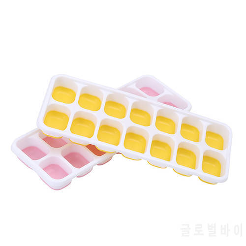14 Grids Silicone Ice Cube Square Tray Summer DIY Homemade Ice Cube Mold Ice Cube Maker Whiskey Cocktail Drink Chocolate Tools