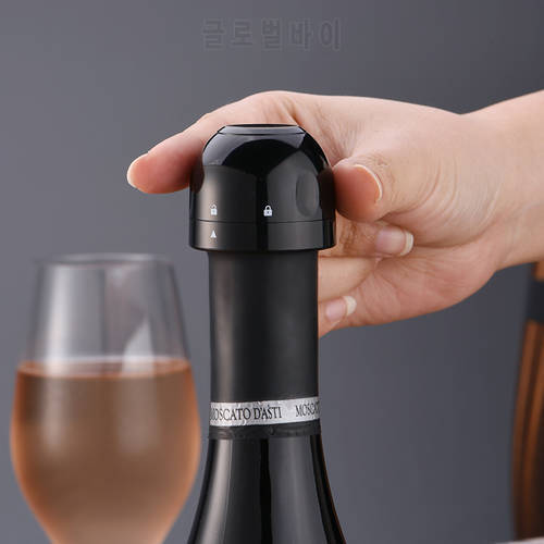 Wine Stopper And Champagne Stoppers Set Red Wine Bottle Sealer Silicone Sealed Cover Caps Bar Reusable Bottle Seal Keep Fresh