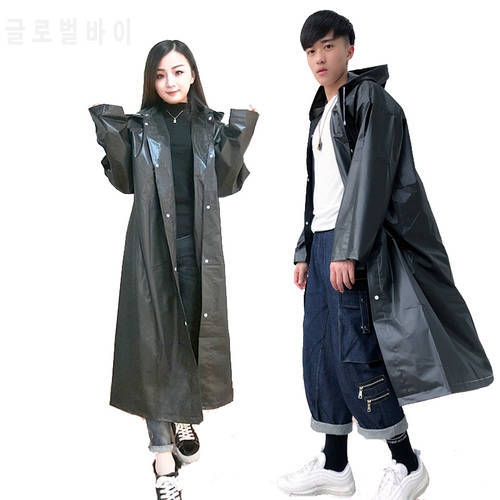 Men and Women Raincoat Waterproof Hooded Cover Quality Rain Poncho Rainwear Wholesale Coat Impermeable Cloaks Transparent coat