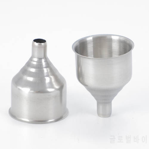 Small Mouth Mini Stainless Steel Bar Wine Flask Funnel for Filling Hip Flask Beer Liquid Bar Kitchen Tools Transferring Liquid