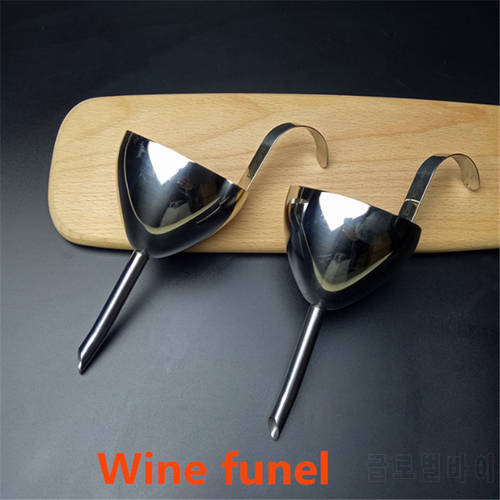 304 stainless steel kitchen funnel red wine funnel Water Filter Funnel funnels juice jam Wine Measuring Cup Bar Measuring Tools
