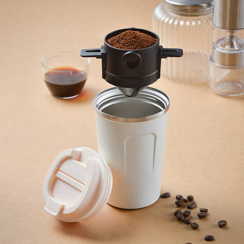 1/2pcs Foldable Coffee Filter Stainless Steel Drip Coffee Tea Holder Easy Clean Reusable Paperless Pour Over Coffee Dripper 1PC