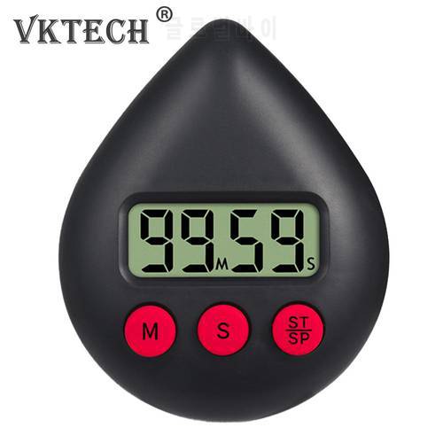 Six kinds Water Electronic Countdown Digital Kitchen Timer Kitchen Cooking Shower Students Study Alarm Clock