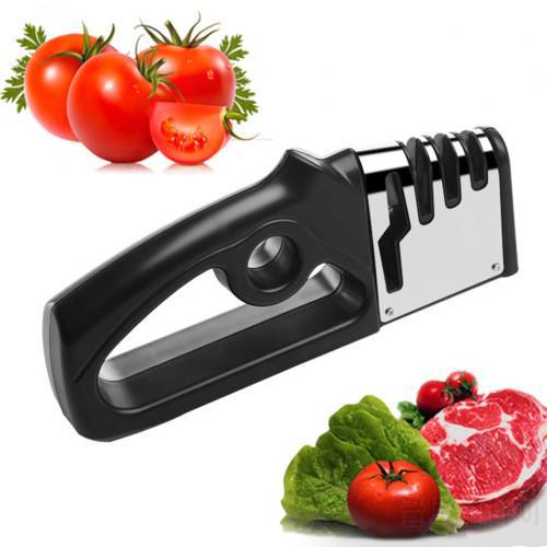 4 In 1 Knife Sharpener Handheld Non-Slip Multi-Function Quick Kitchen Utensils Professional Scissors Multifunction Sharpener