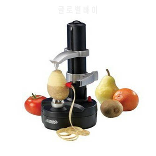 1PC New Electric Spiral Apple Peeler Cutter Slicer Fruit Potato Peeling Automatic Battery Operated Machine with Charger Eu Plug