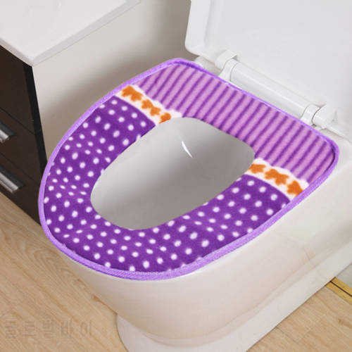 Winter Warmer Toilet Seat Cover Mat Bathroom Toilet Pad Cushion Thicker Soft Washable Universal Closestool Warmer Accessories