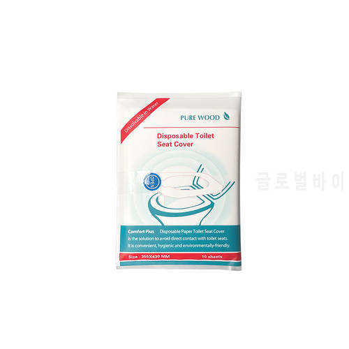 10pcs Waterproof Toilet Seat Cover Disposable Toilet Seat Cushion Bacterial Prevent Sterilized Toilet Seat Covers
