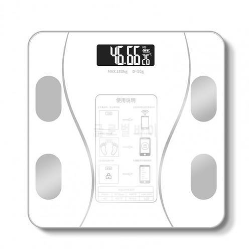 Good Load Bearing Tempered Glass Body Fat Monitor Digital Weight Scale Birthday Gift