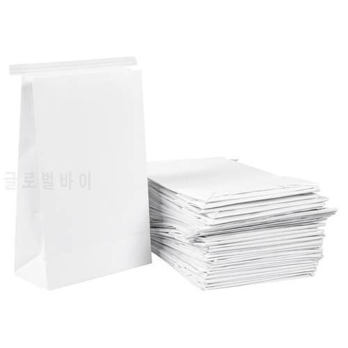 50 Pcs Vomit Bags White Throw Up Sick Bags for Motion Morning Sickness and Hangovers Travel Disposable Paper Puke Bag