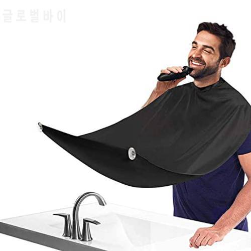 Male Shaving Apron Beard Shaving Apron Care Bib Face Shaved Hair Adult Bibs Shaver Cleaning Hairdresser Gift for Man Clean Apron