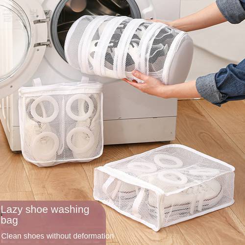 Shoe Bag Anti-deformation Thickened Mesh Bag Washing Machine Special Shoe Washing Laundry Bag Bathroom Accessories Organizador