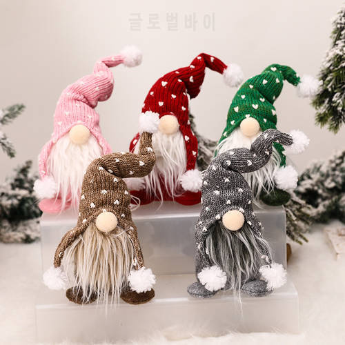 Durable Christmas Gnomes Plush Santa Doll Xmas Gonk Dwarf Elf Decor Gifts Ornaments Suitable Shop Windows Indoor Outdoor Use