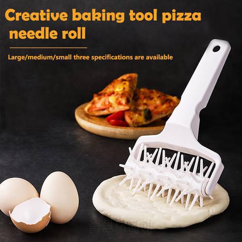 DIY Pizza Cookies Baking Tools Plastic Dough Roller Pastry Pie Needle Wheels Cutter Sewing Machine Bread Hole Punch dropshipping