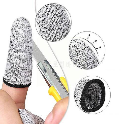 10pcs Anti-cutting Finger Cots Protector Finger Sleeve Protectors Reusable Fingertip Covers For Kitchen Work Sculpture Gard M9t1