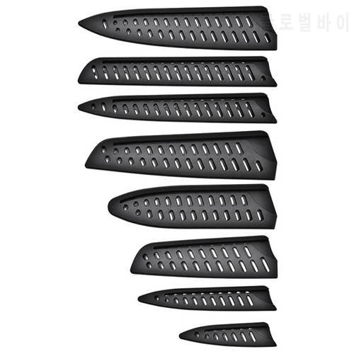 Black Plastic Kitchen Knife Blade Protector Cover For 3.5-10 Inches Knife Cover