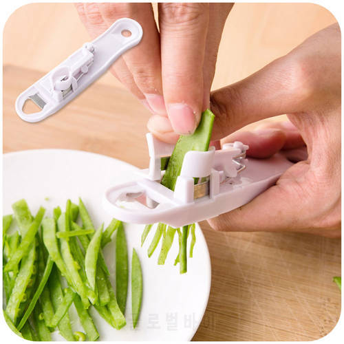 French Style Green Bean Vegetable Runner Slicer Cutter Stringer Remover Peeler Kitchen Tool Home Bean Slicer