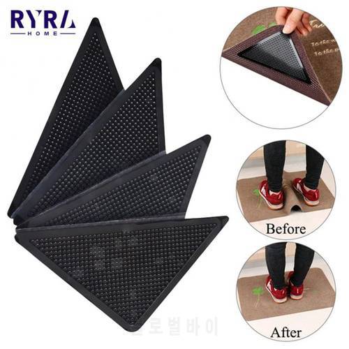 Carpet Anti Slip Anti Curling Patch Self-Adhesive Rugs Corners Pad Gripper Reusable Washable Carpet Patch Fixed Gripper For Home