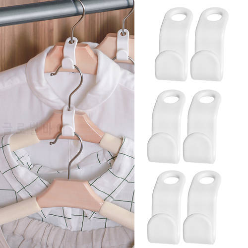 20pcs Non-slip Mini Clothes Hanger Connect Hooks for Hanger Wardrobe Closet Organizer Clothes Hanger Hooks Coat Storage Holder