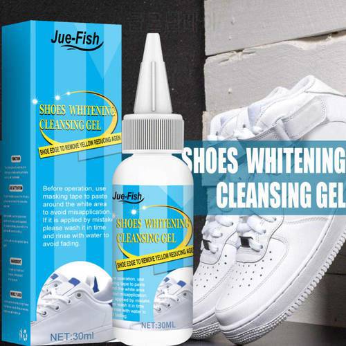 100ml Shoes Cleaner Kit Shoes Whitening Cleansing Gel Shoe Brush Removes Dirt And Yellow From Shoes Shoes Brush Whitening Agent
