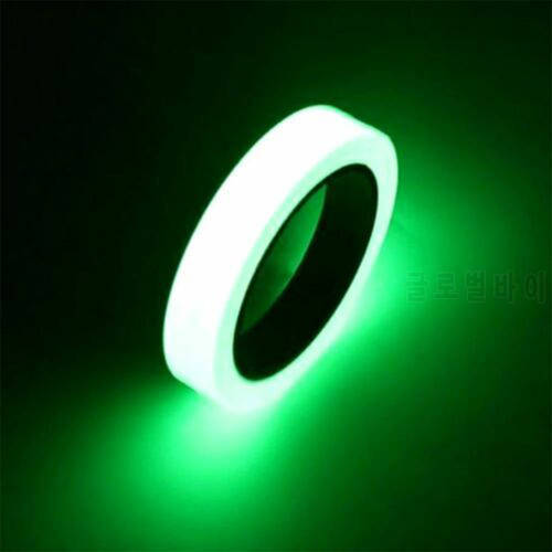 3m*15mm Luminous Tape Self-luminous Luminous Strip Warning Fluorescent Phosphorescent Tape High Quality
