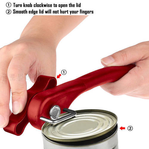 2021 Best Cans Opener Kitchen Tools Professional handheld Manual Stainless Steel Can Opener Side Cut Manual Jar opener