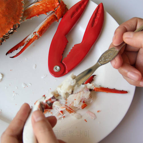 Crab Peel Shrimp Tool Lobster Clamp Pliers Clip Pick Set Seafood Tools Crab Cracker Shellfish Forks Scissors Shell Seafood Tool