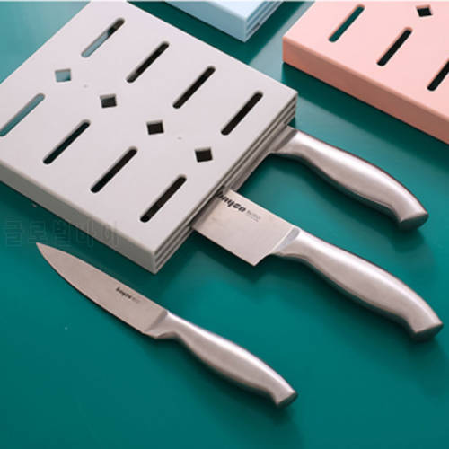Punch-free Knife Rack Wall Mounted Knife Holder Kitchen Storage Rack Knife Stand Kitchen Knives Accessories Organizer